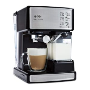 Mr. Coffee BVMC-ECMP1000-RB Cafe Barista Espresso and Cappuccino Maker, Silver