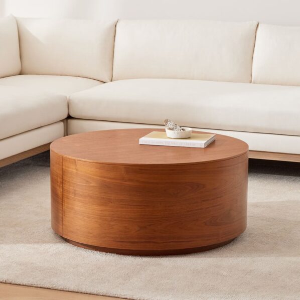 volume round drum coffee table 36 44 wood z1
