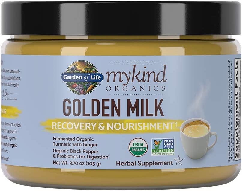 Garden of Life mykind Organics Golden Milk Recovery Nourishment Powder