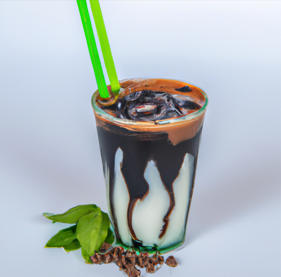 Mint Chocolate Iced Coffee Recipe ECofeeFinder.com
