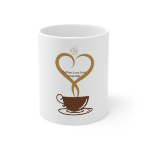 coffee is my language coffee mug