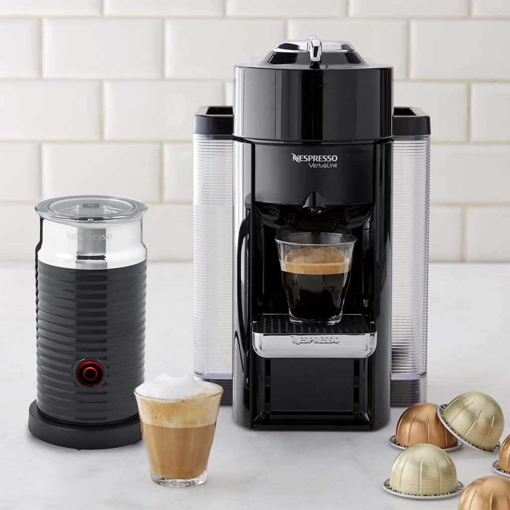 Nespresso Machine Nespresso Vertuo Coffee Maker Espresso Machine by Breville with Aeroccino Milk Frother ECoffeeFindsr.com