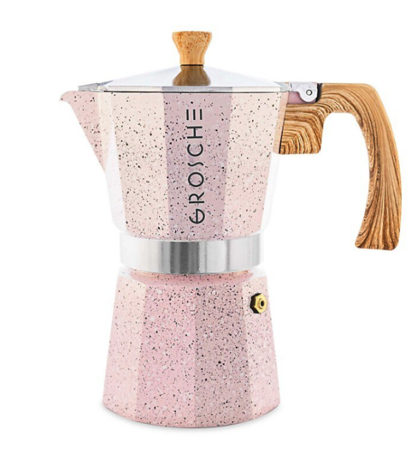 Groshe Milano Stone Espresso 9 Cup Coffee Maker ECOffeeFinder.com