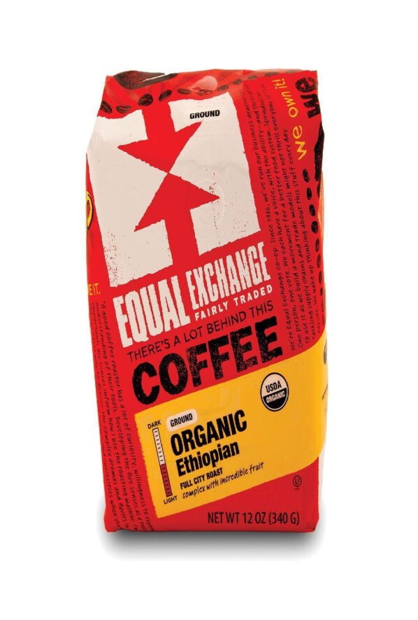 Equal Exchange Organic Fairtrade Coffee Ethiopian Packaged Ground