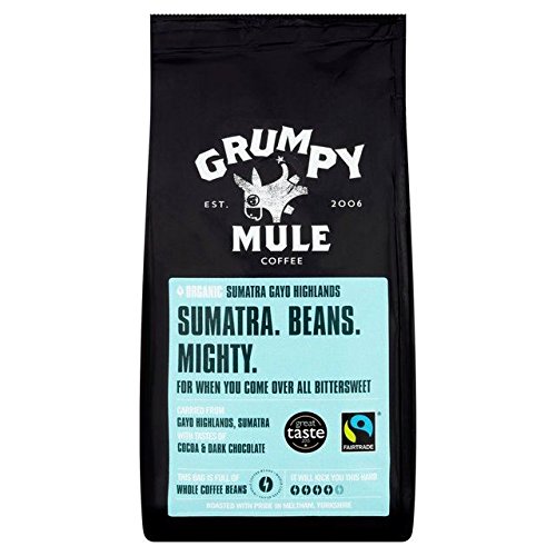 Grumpy Mule Organic Sumatra Fairtrade Coffee Beans