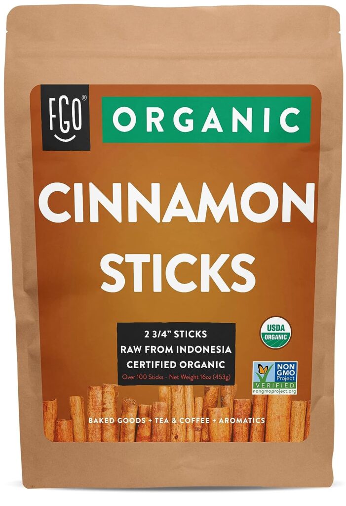 FGO Organic Korintje Cinnamon Sticks 100 Raw from Indonesia