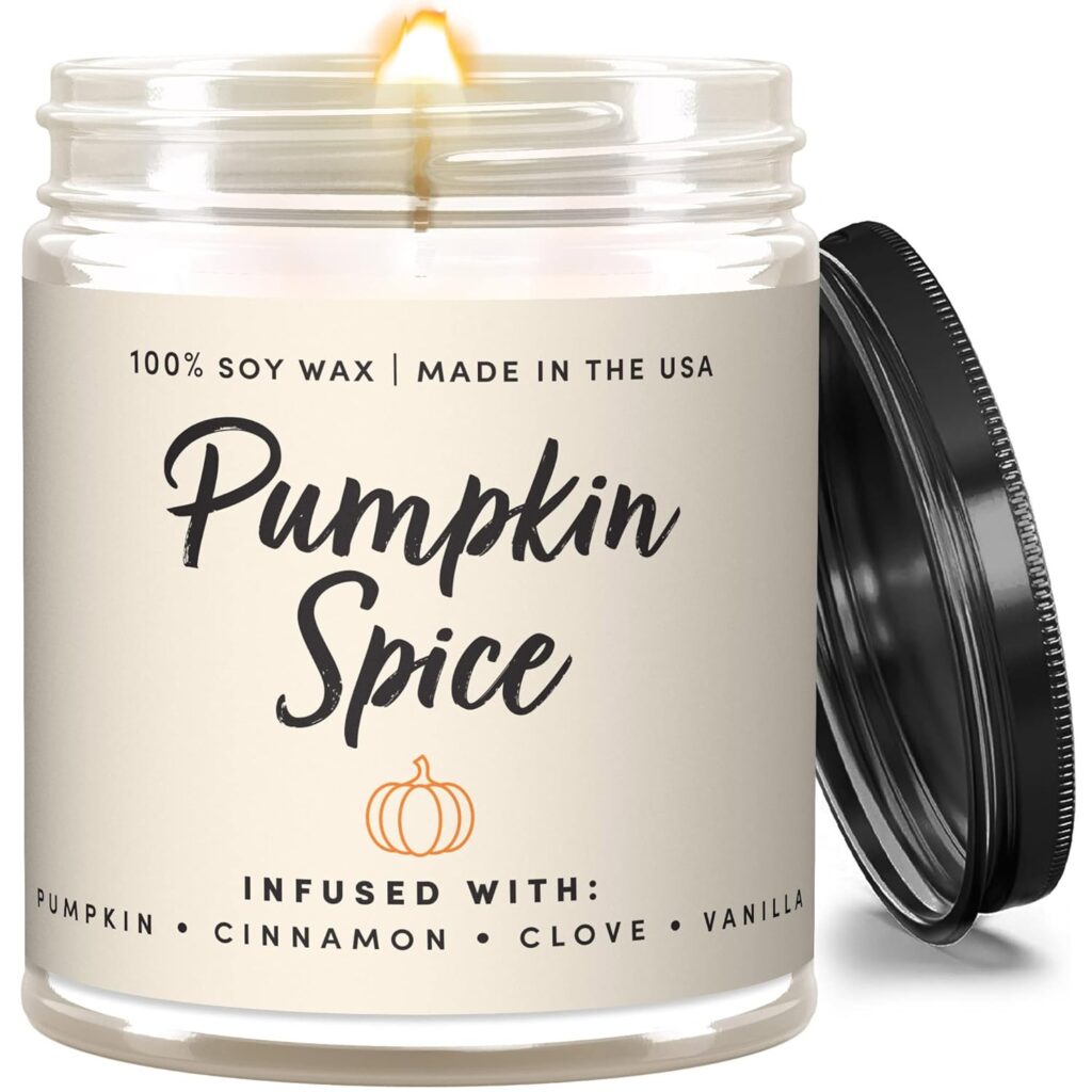 WAX WIT Fall Candles Pumpkin Spice Candles for Home Autumn Candle