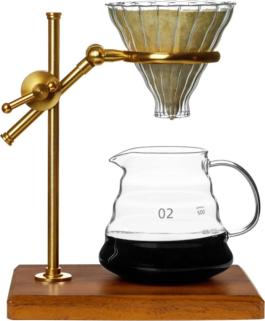 LEPICEA Pour Over Coffee Maker Set Pour Over Coffee Maker with Stand