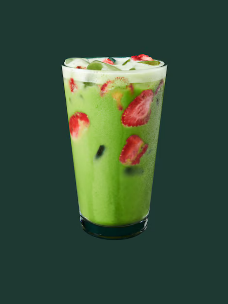 Iced-Strawberry-Matcha-Tea-Latte-DoorDash-Order-Now-ECoffeeFinder.com