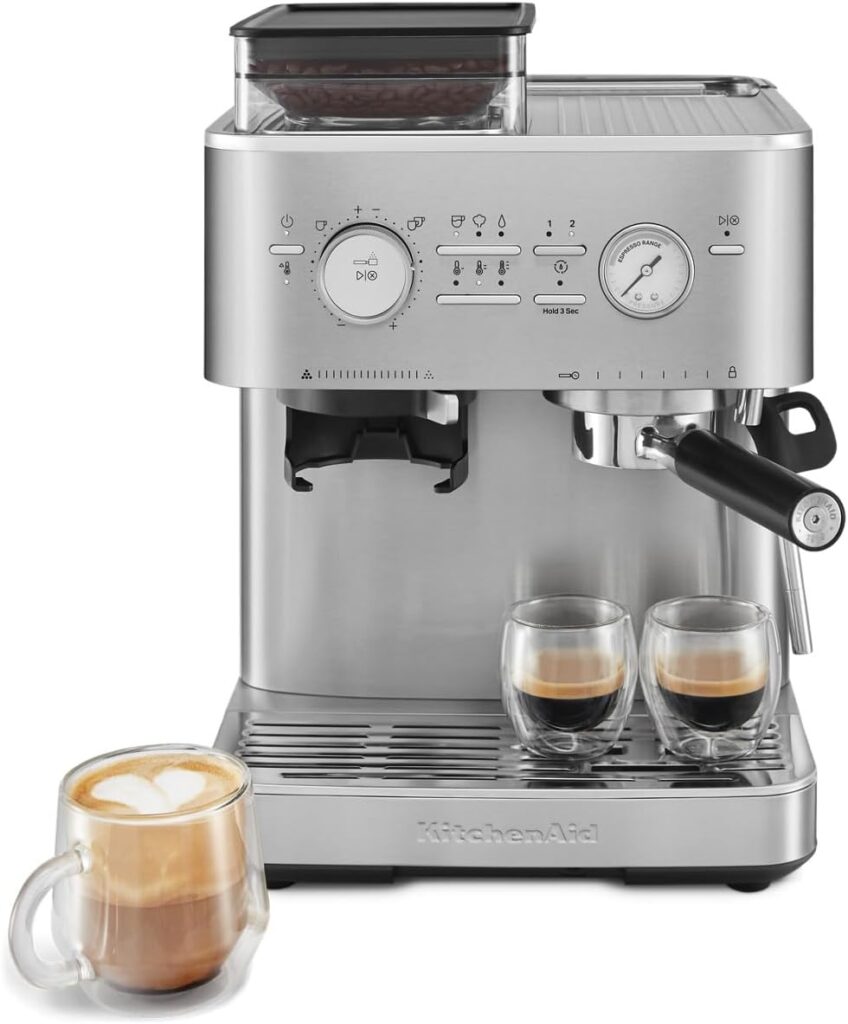 KitchenAid KES6551 Semi Automatic Espresso ECoofeeFinder.com