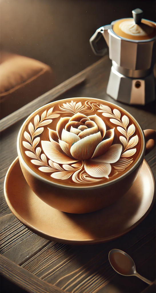  Latte Art Tulip ECoffeeFinder.com 