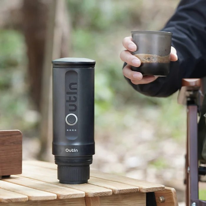 The Outlin Nano portable espresso maker ECofffeeFinder.com