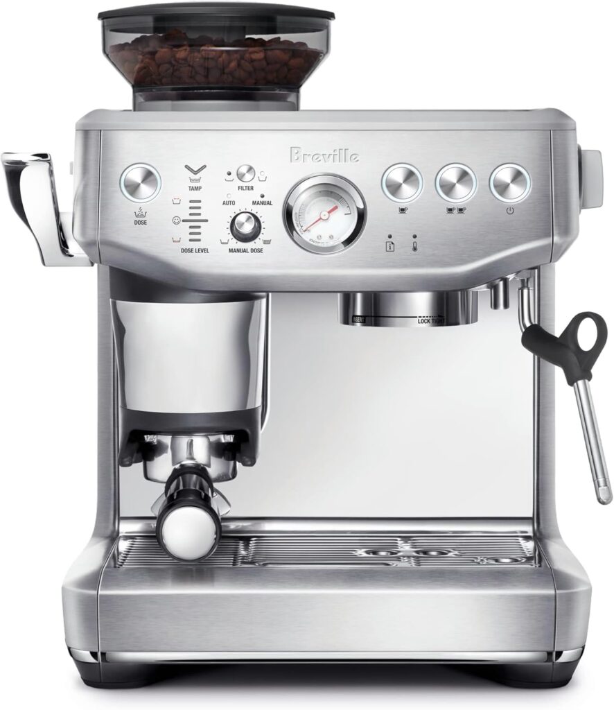 Breville the Barista Express Impress Espresso Machine ECoffeeFinder.com