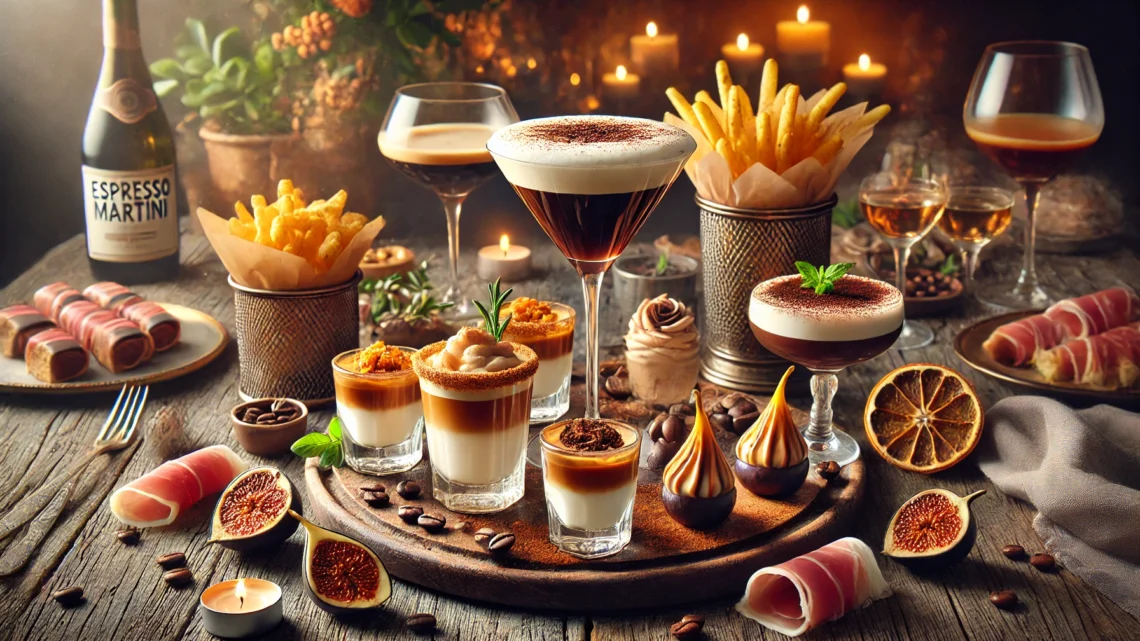 Culinary Complements for Espresso Martinis