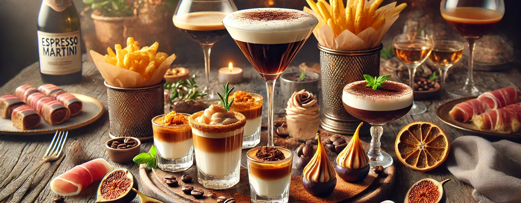 Culinary Complements for Espresso Martinis