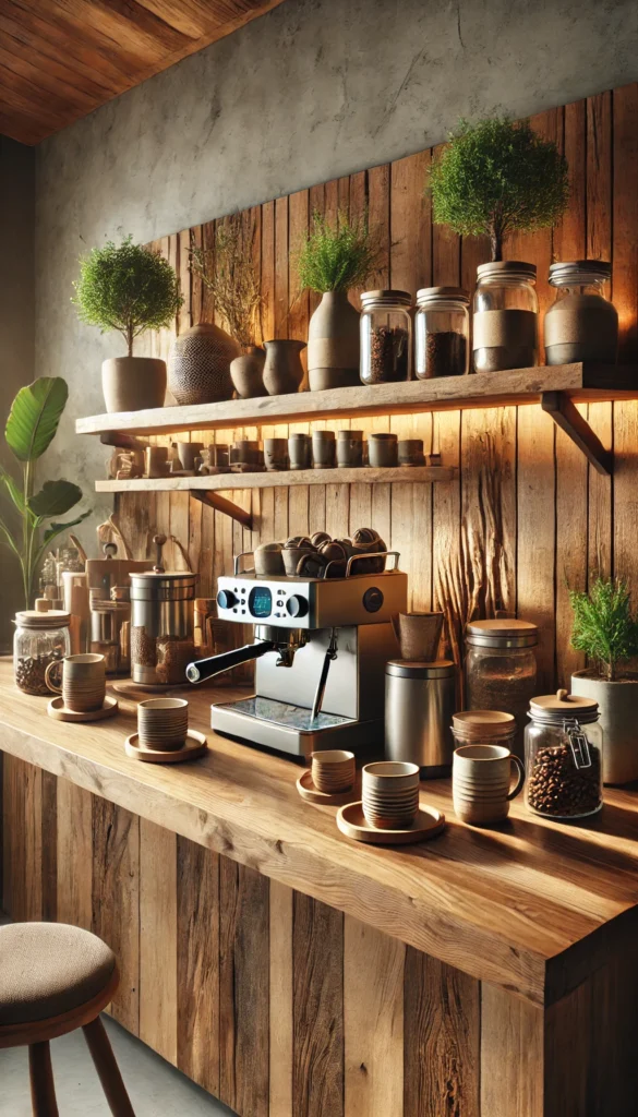 Coffee Stations That Use Natural Materials