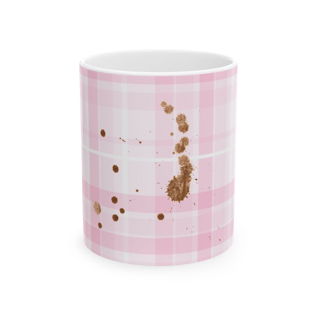 ECF pretty-in-pink-plaid-coffee-splatter-mug