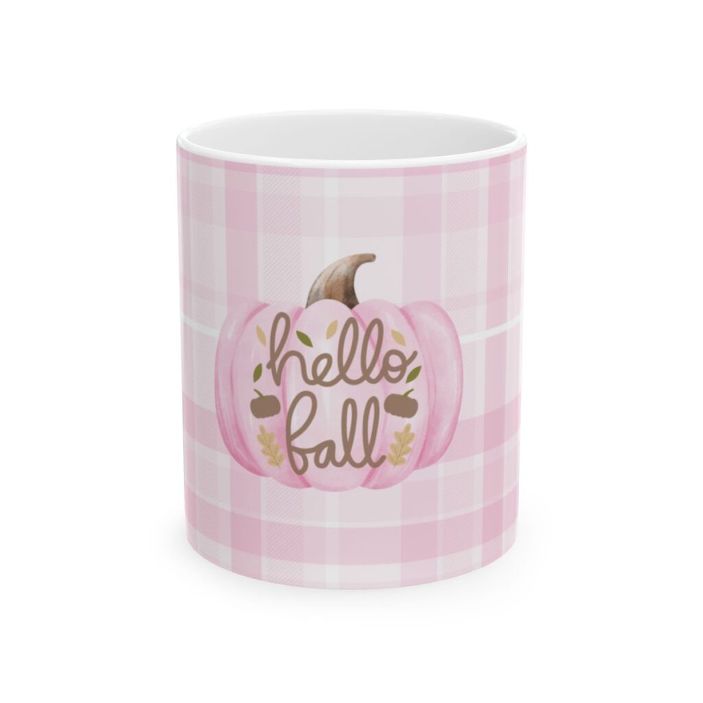 Pink Pumplin fall-themed-ceramic-mug-artisian-stripes-autumn-coffee-cup-2-hello-fall-mug-cozy-drinkware-seasonal-kitchen-decor