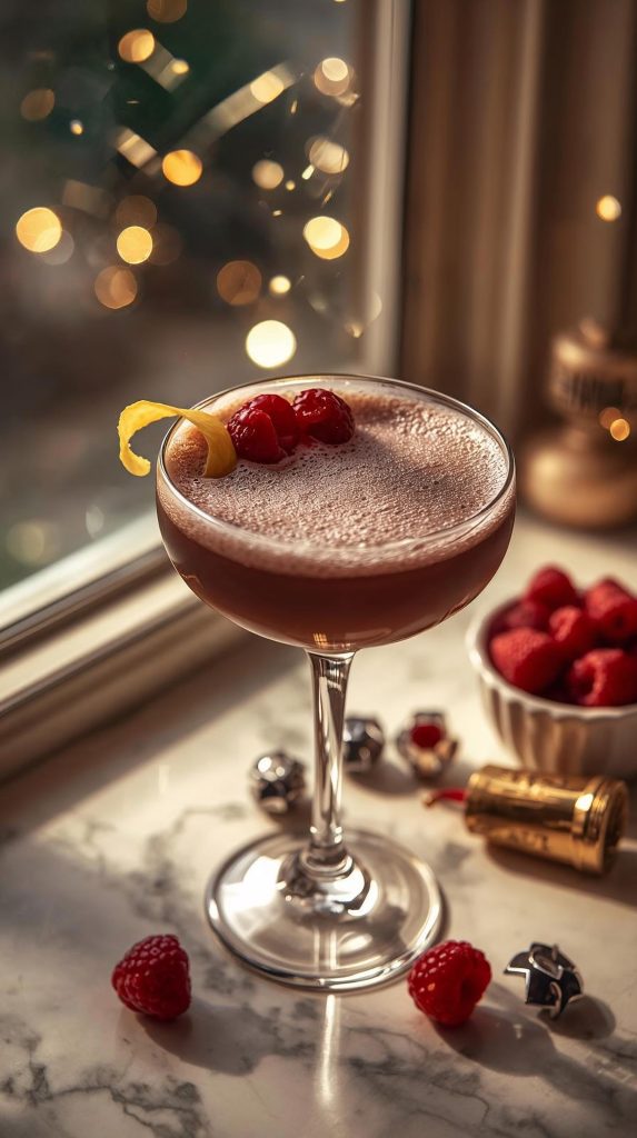 Raspberry Espresso Martinis