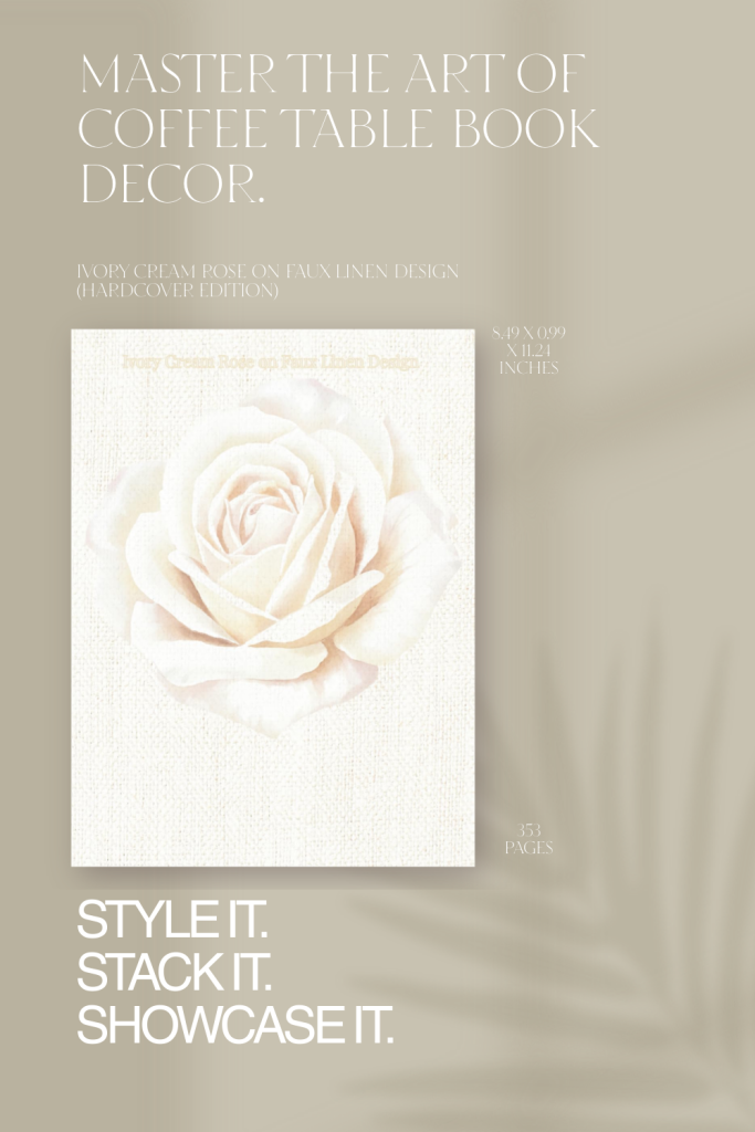 coffee table book decor book