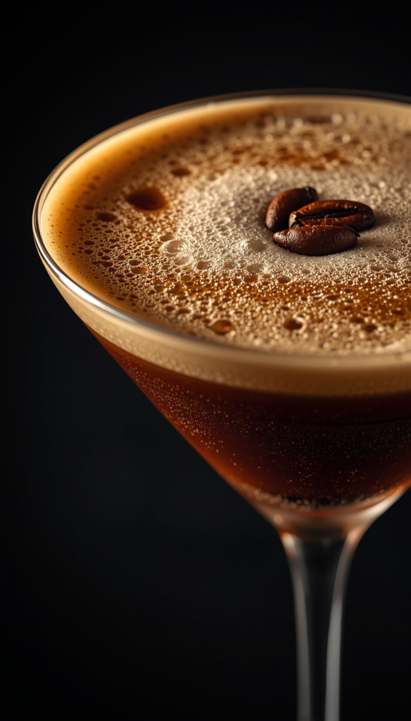Espresso Martini Foam Structure