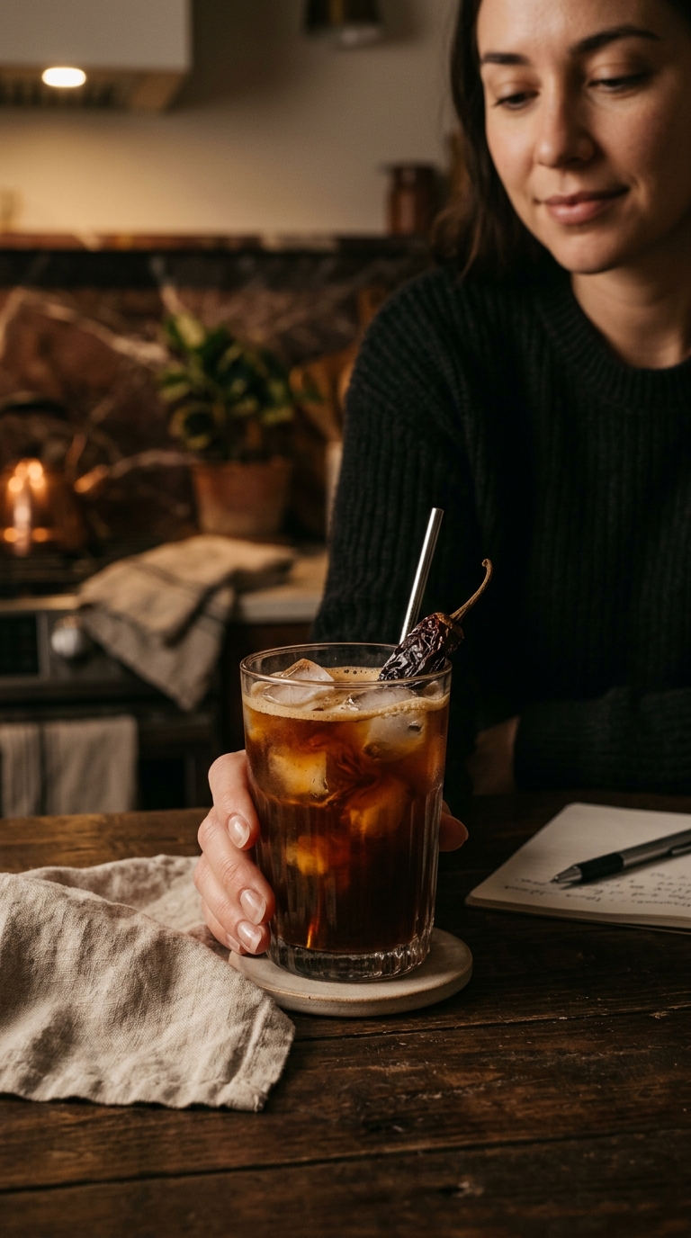 Beyond the Carajillo: Spiced Ancho Chili Cold Brew