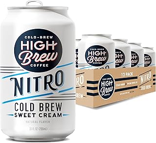 Ready-to-drink nitro cold brew cans