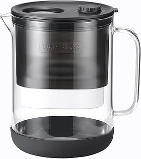 Glass water filtration pitchers