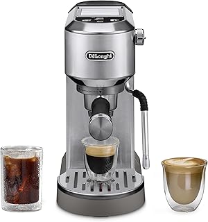 Compact espresso machines for rich crema