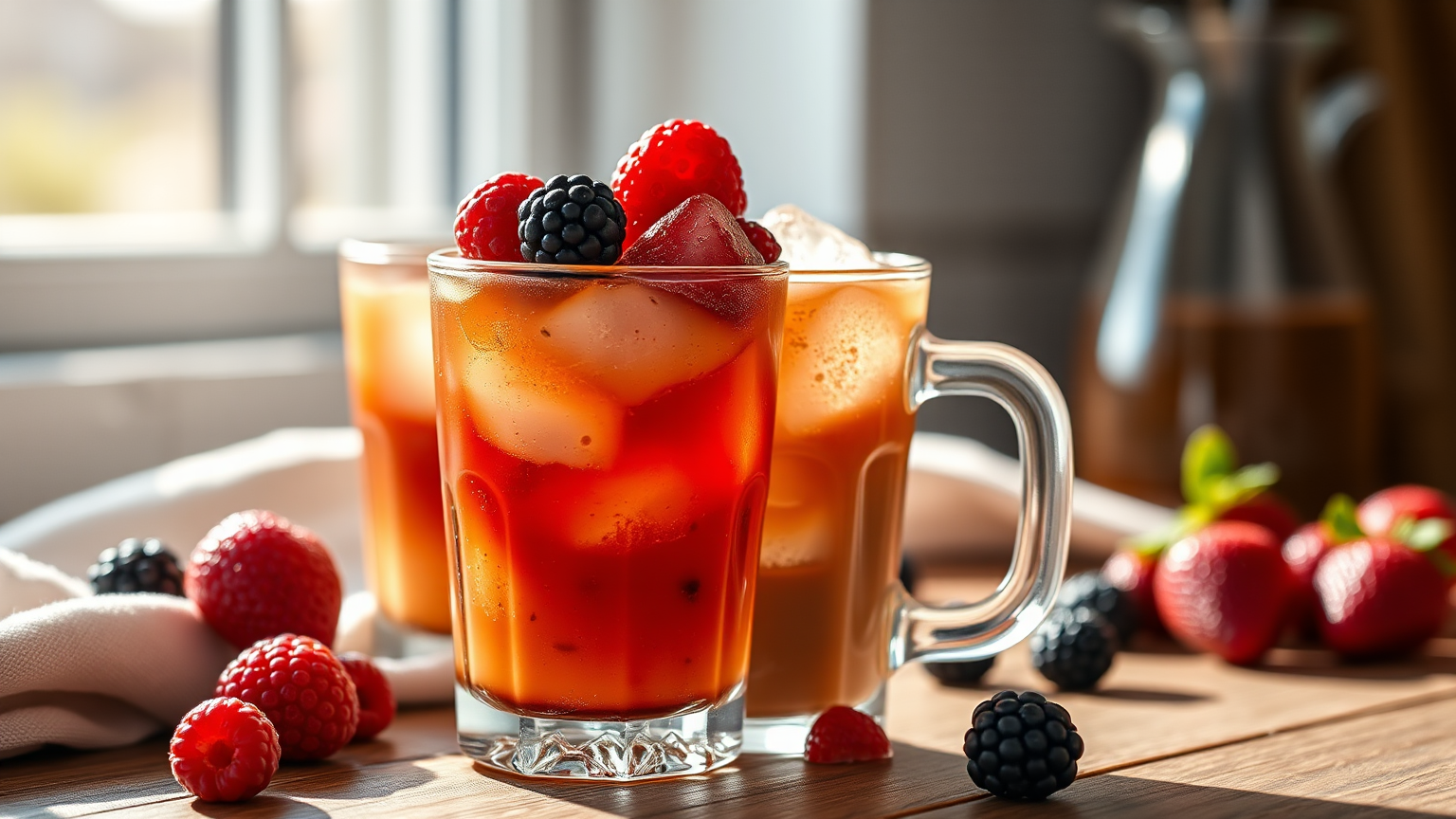 Colorful Cold Brews to Impress Your Guests — Best Iced Coffee Drinks for 4th of July